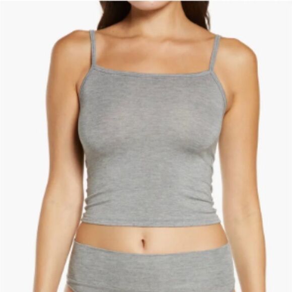 SKIMS Heather Gray Sleep Camisole Tank Top Sz 4X NWT - Picture 2 of 13